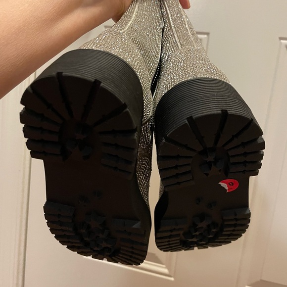 Sugar Thrillz Diamond Duchess Bling Boots - Picture 2 of 10